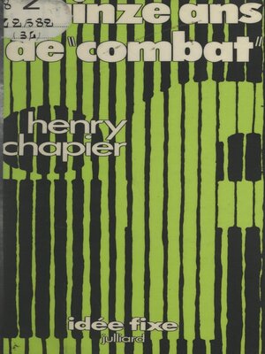 cover image of Quinze ans de combat